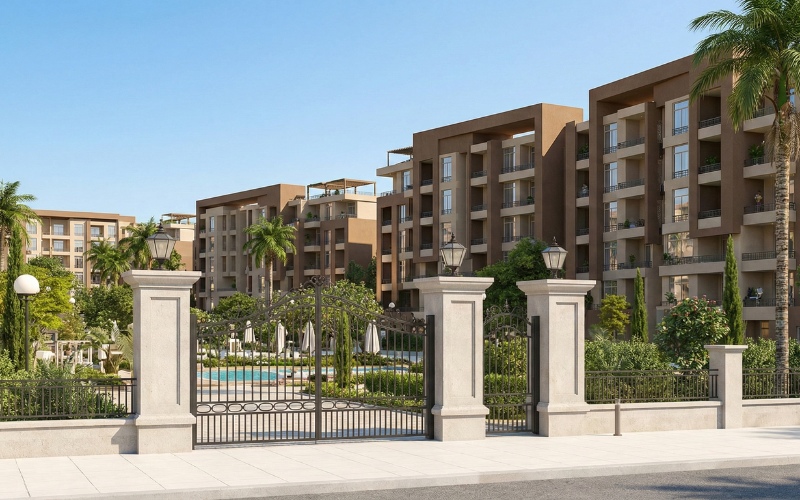 مساحه كمبوند هوم حدائق أكتوبر Hom October Gardens