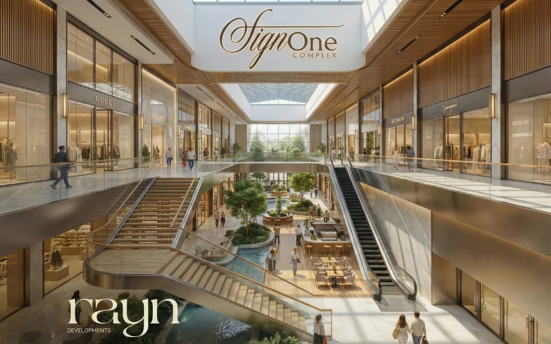 التصميم المعماري لمول ساين وان العاصمة الإدارية Sign One Mall New Capital
