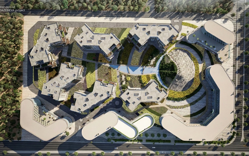 التصميم المعماري لكمبوند جاذبية 6 اكتوبر Jazbeya 6 October 