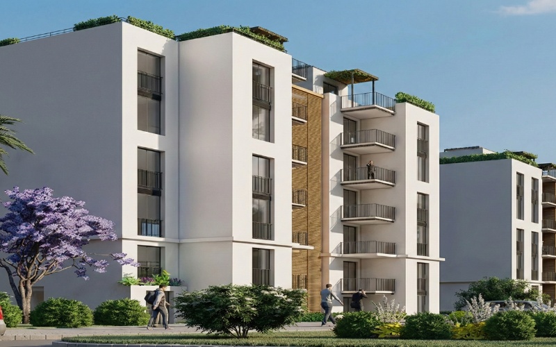 مساحات كمبوند اب ويست 6 أكتوبر Up West 6 October