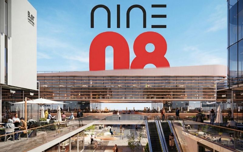 التصميم المعماري لمول ناين 08 أكتوبر Mall Nine 08 October 