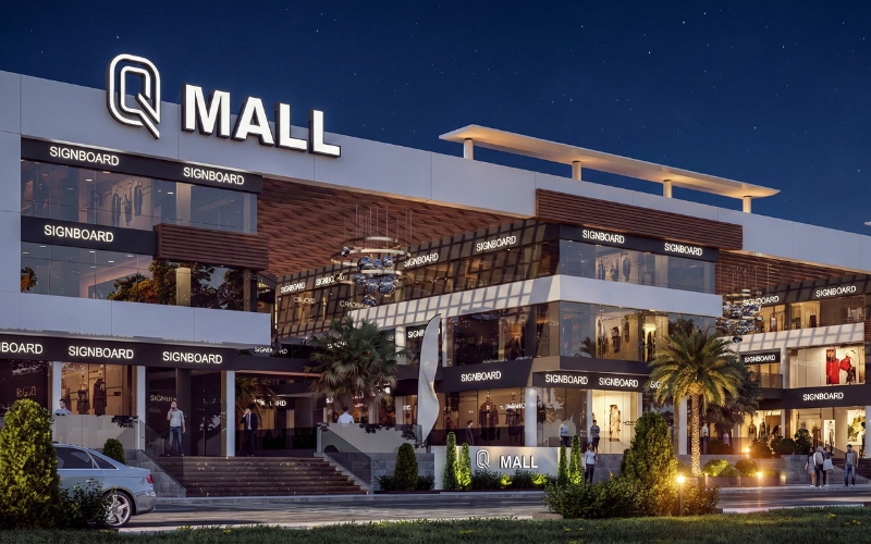 التصميم المعماري لكيو مول 6 أكتوبر Q Mall October