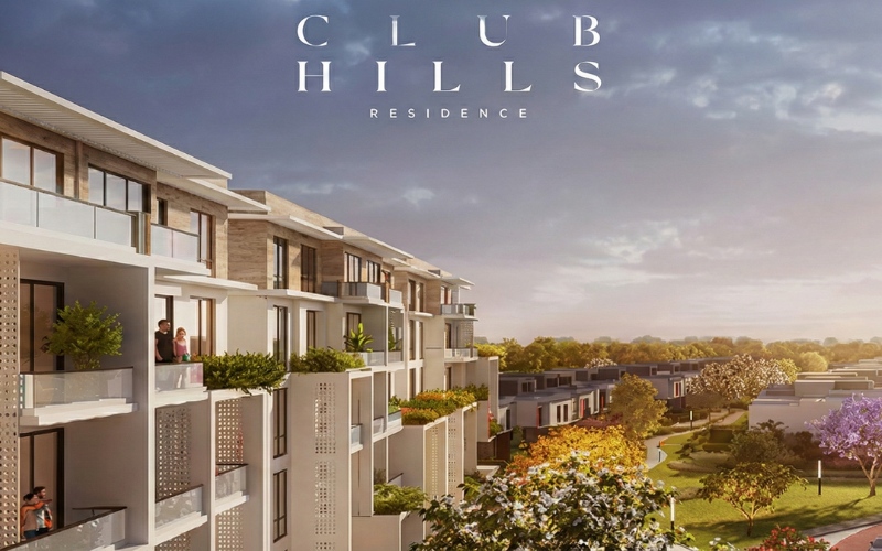 المساحات وأنواع الوحدات في كلوب هيلز ريزيدنس