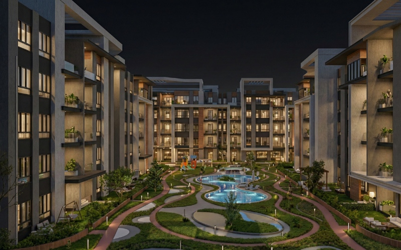 التصميم المعماري لذات كوميونيتي 6 أكتوبر Zat Community 6 October