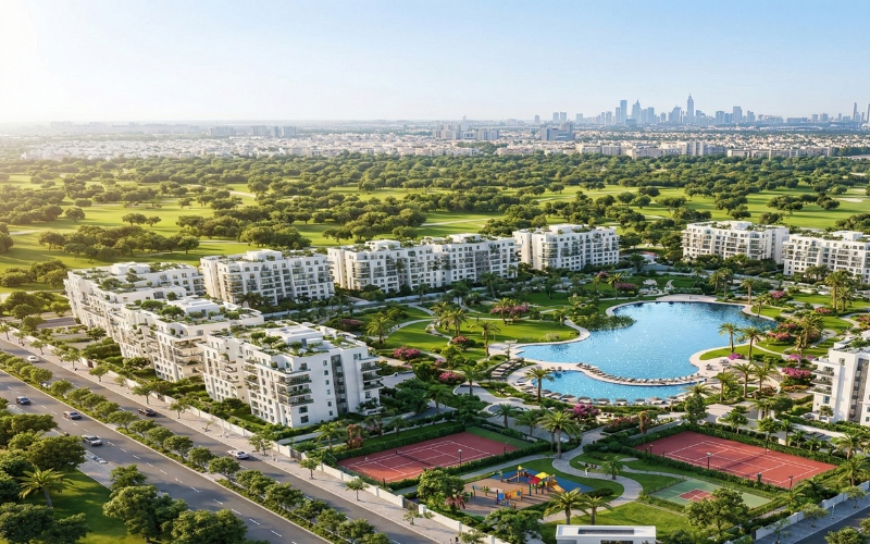 مساحات كمبوند ملاذ 6 أكتوبر Compound Malaz 6 October