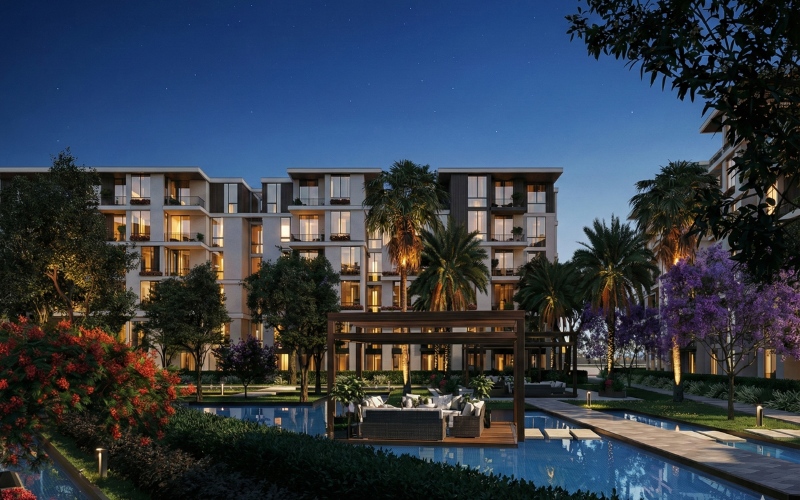 التصميم المعماري لكمبوند تسلا ريزيدنس أكتوبر Tesla Residence October