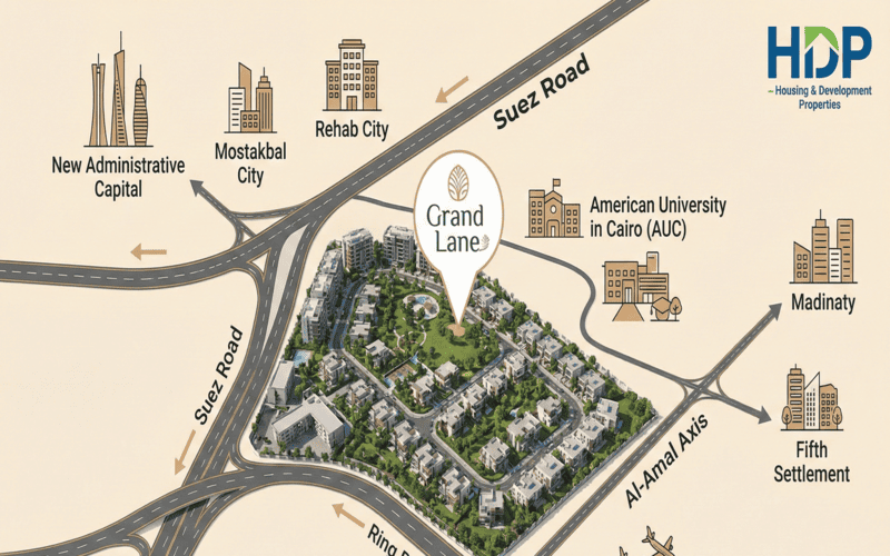 جراند لين شركة التعمير والإسكان