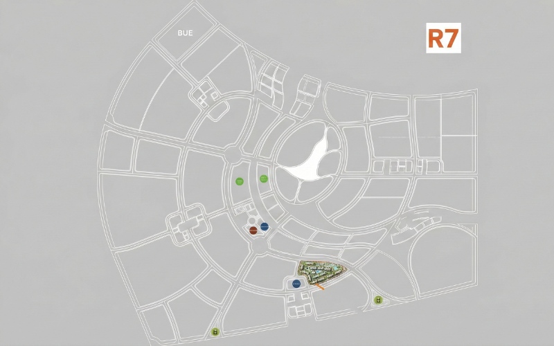 خريطة Town gate new capital