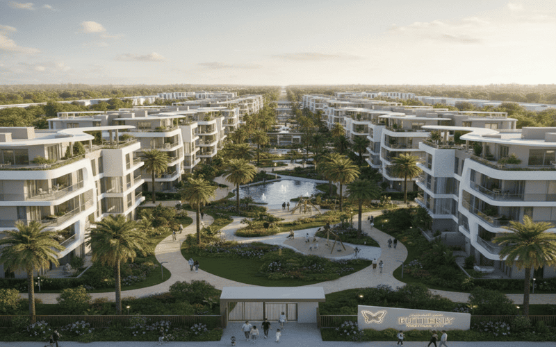 تفاصيل كمبوند ذا بترفلاي المستقبل سيتي Butterfly Mostakbal City