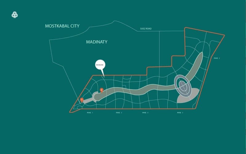 كمبوند مونارك ريزيدنس المستقبل